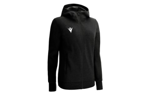 SUPCHOP - DRUM FULL LENGTH ZIP WOMAN HOODY BLK