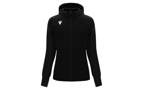SUPCHOP - DRUM FULL LENGTH ZIP WOMAN HOODY BLK